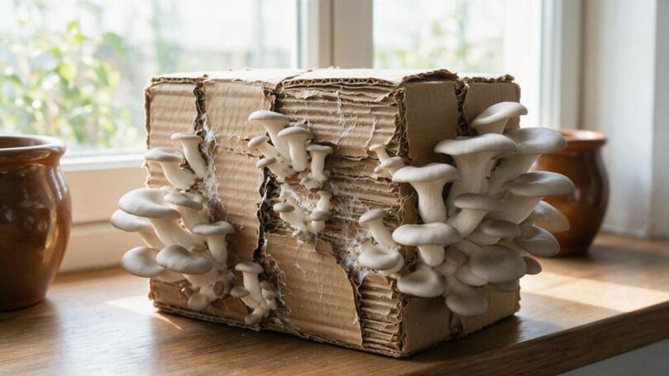 Cultiver des pleurotes sur du carton : la méthode la plus économique